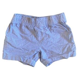 Carters Blue & White Striped Shorts